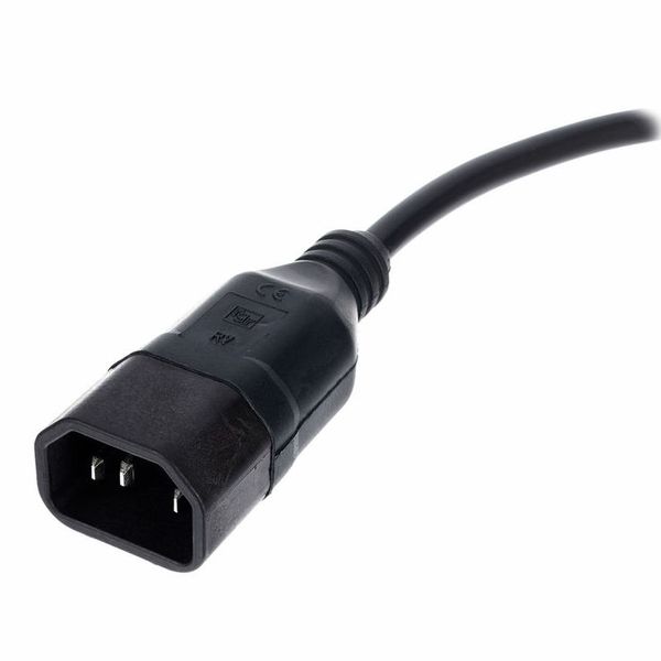 Cable adaptador IEC C14 a Power Plug CEE 7/7 hembra (schucko)