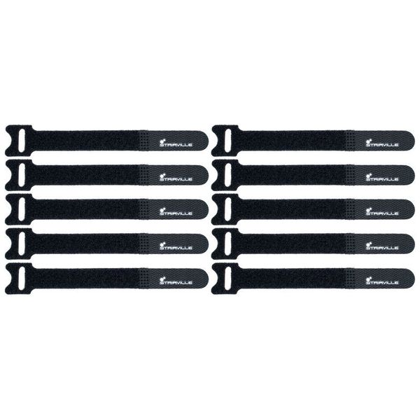 Correa con velcro para cables CS-160 Black 160mm