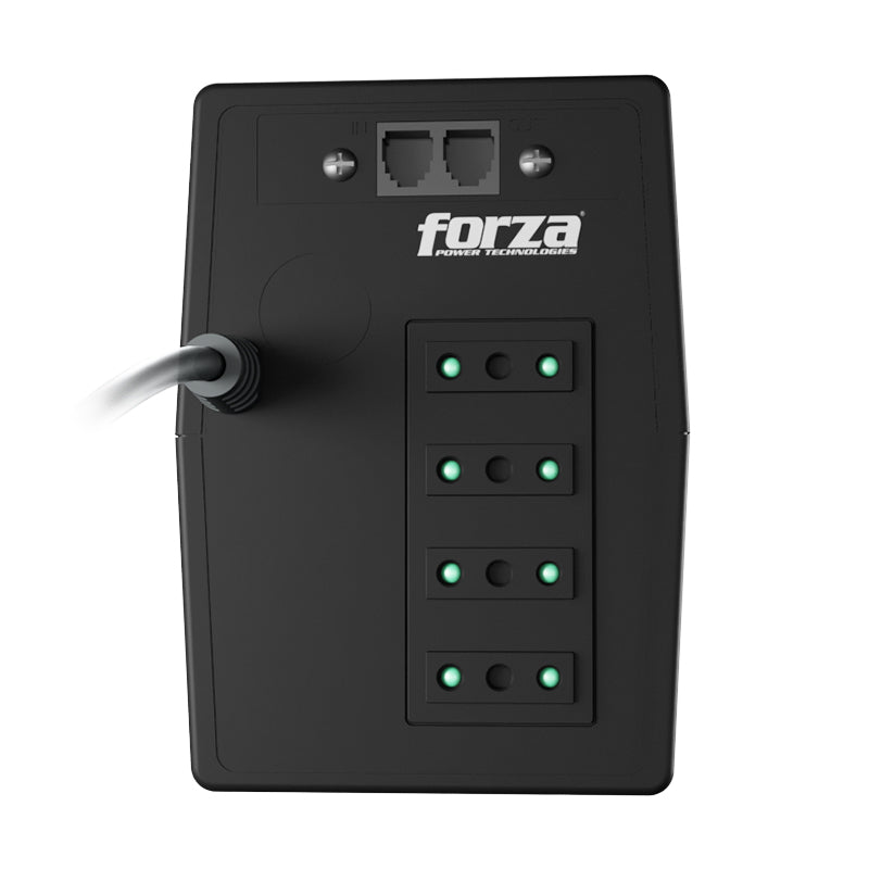 UPS interactiva 1000VA/500W, 4 CEI, RJ11, torre comp -220V